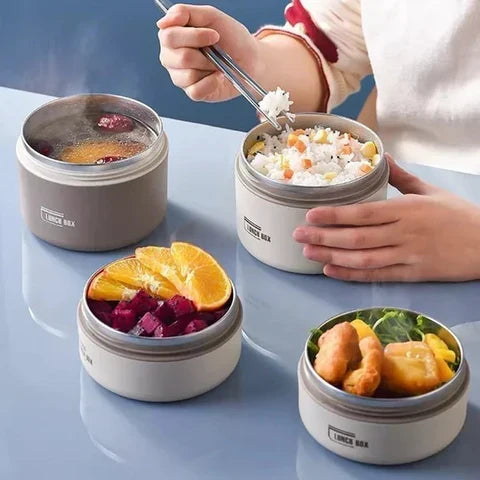 FreshBox® Ensemble de 4 Boîtes à Lunch Isothermes