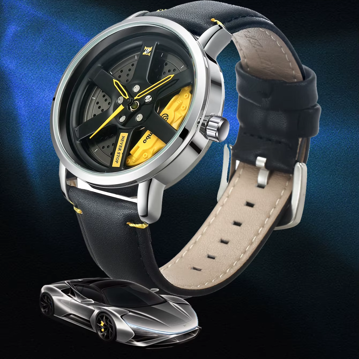 Montre Homme Never Stop Passionnés Automobile