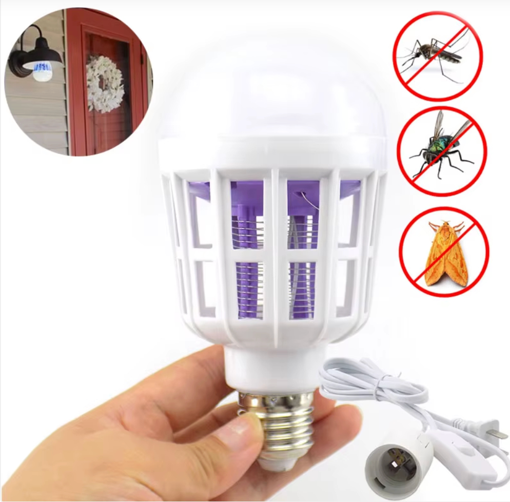 💡 Lampe LED Anti-Moustiques 2-en-1 🦟 – Éclaire & Protège pour des Soirées Tranquilles à l’Intérieur comme à l’Extérieur ✨