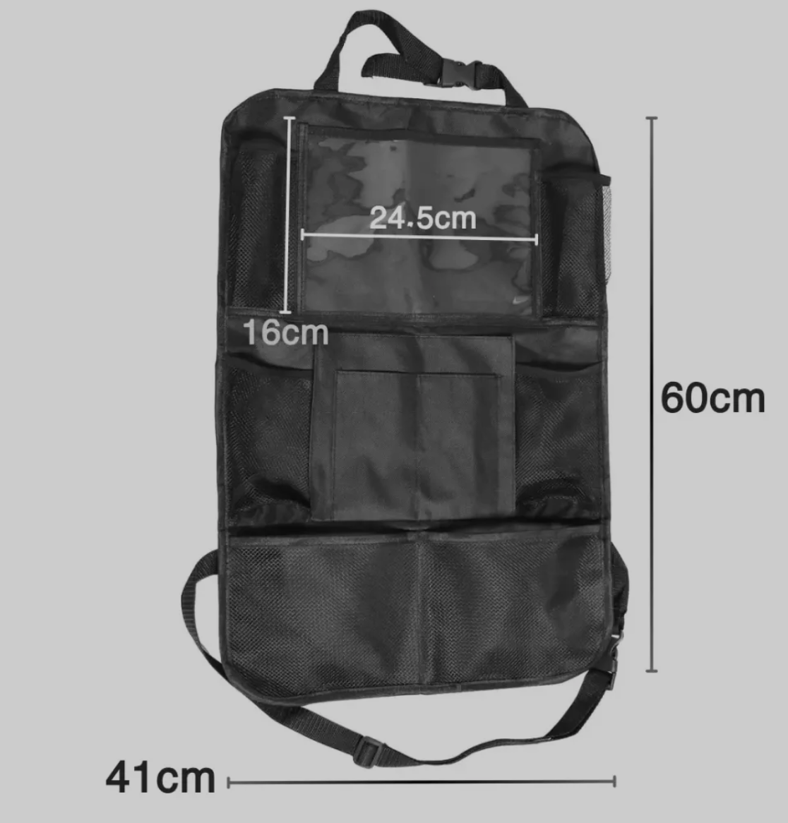 🚗 Organisateur de Siège Arrière Multi-Poches 🎒 Rangement Intelligent, Pratique & Gain de Place pour un Intérieur Toujours Ordonné ✨
