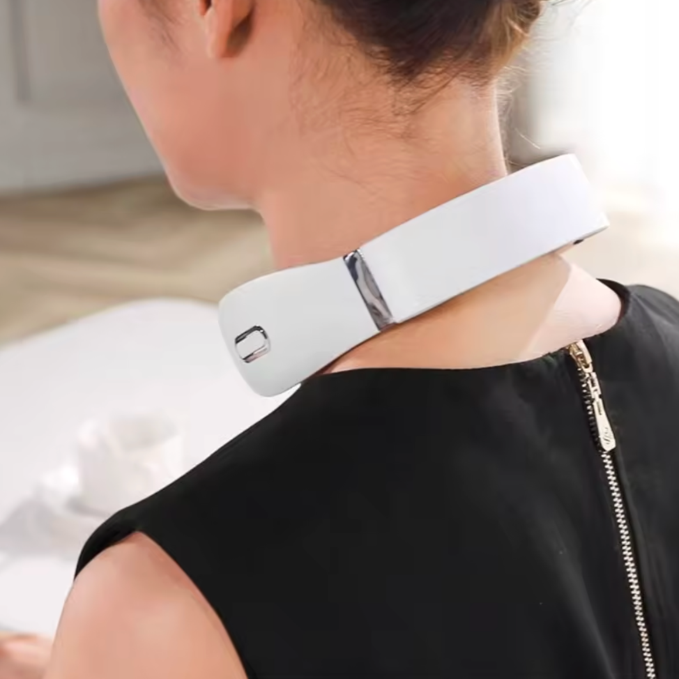 💆Appareil de Massage Cervical Chauffant – Relaxation & Soulagement de la Nuque 🌙