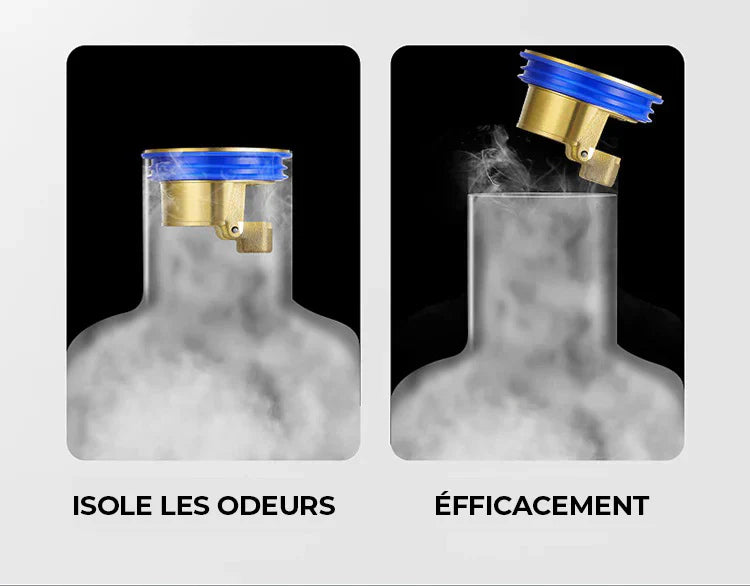 Pack de 2 bouchons anti-odeur pour toilettes, prévention des insectes et désodorisation