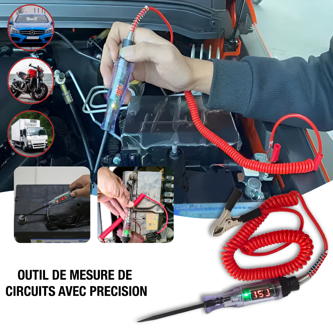 Achetez 1 et Obtenez une 2ème Gratuitement | Stylo Testeur de Circuit – Détection Précise et Sécurisée