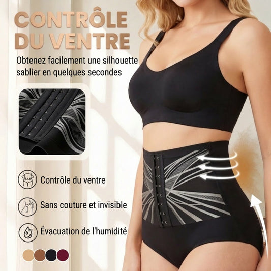 🔥Sous-vêtements taille haute ajustables avec effet push-up pour les fesses