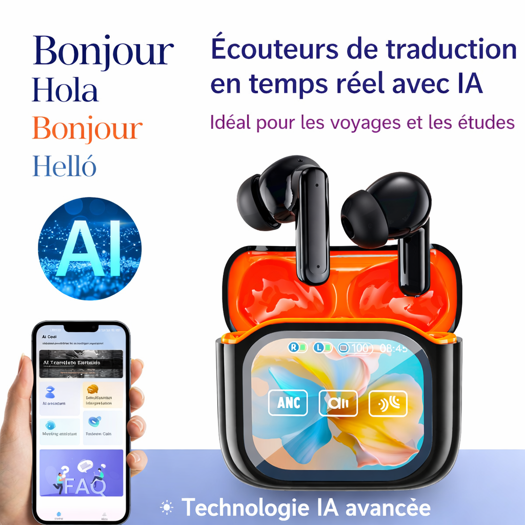 Écouteurs TWS de haute qualité Écran tactile