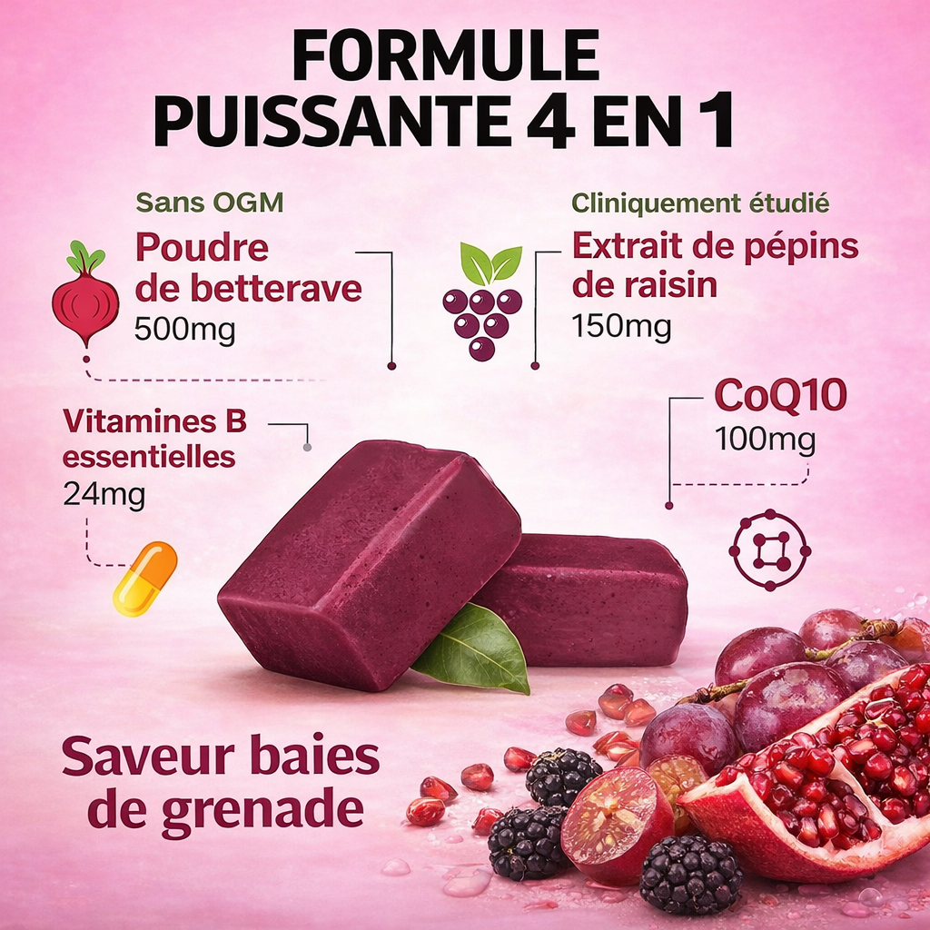 Gummies de betterave premium 8 en 1-Plus d’énergie, plus de confiance, chaque jour