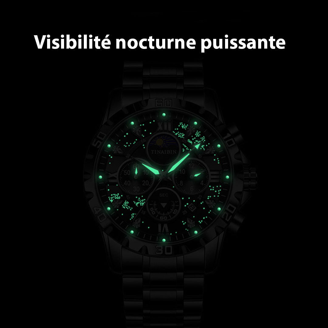 Montre à Quartz Automatique pour Homme – Élégance et Précision au Quotidien rdc