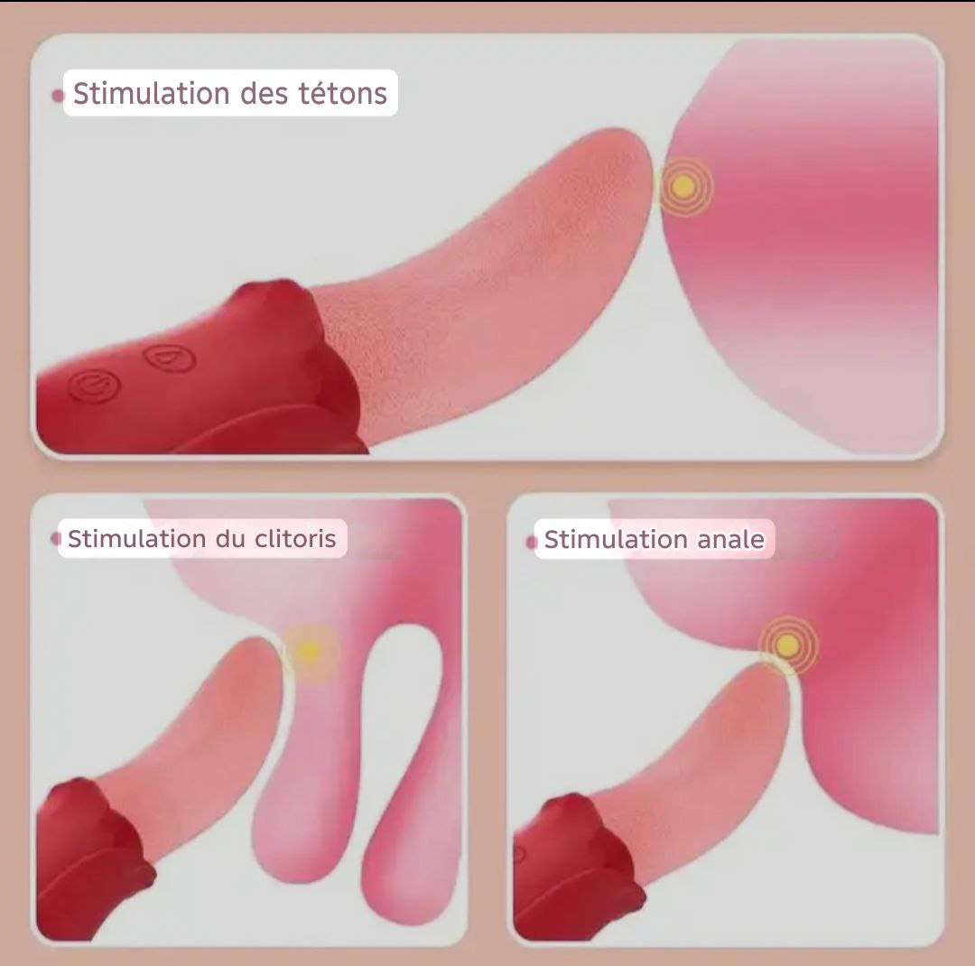 Vibromasseur Langue Léchante – Plaisir Intense & Ciblé !™