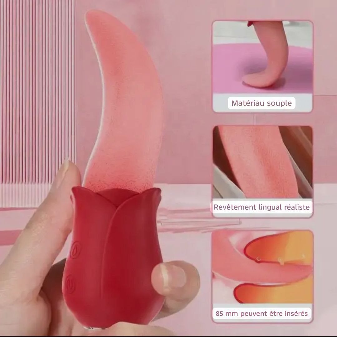 Vibromasseur Langue Léchante – Plaisir Intense & Ciblé !™