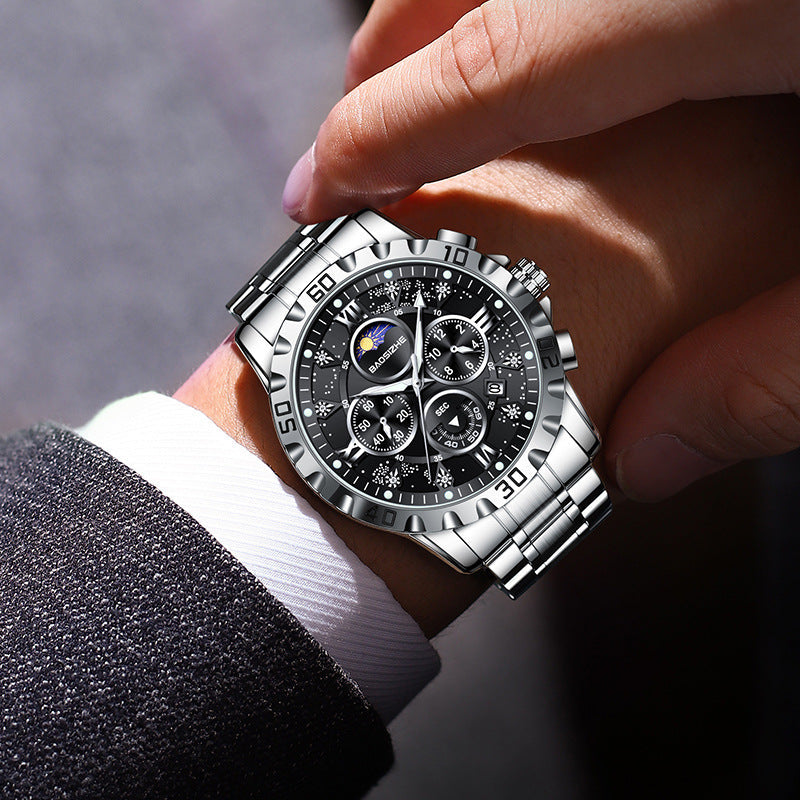 Montre à Quartz Automatique pour Homme – Élégance et Précision au Quotidien