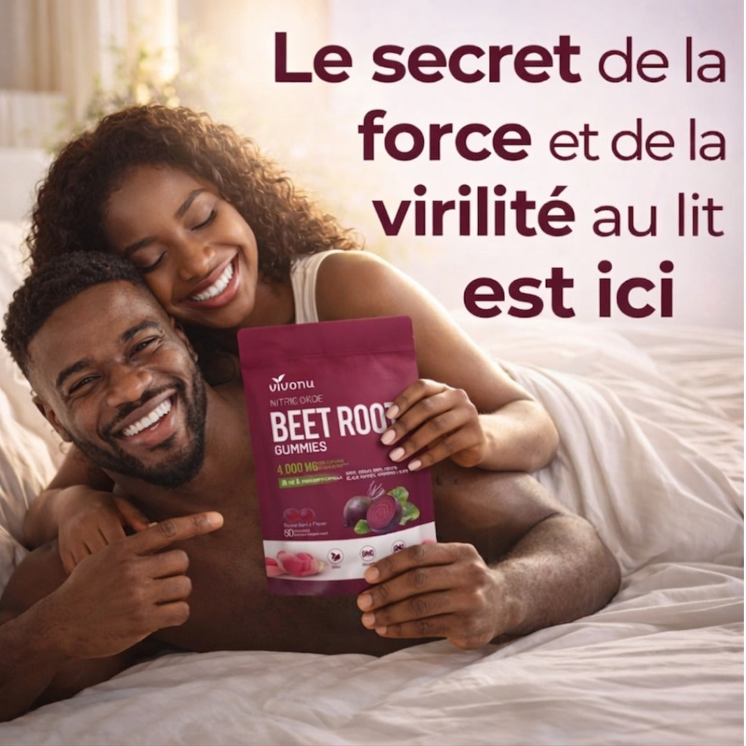 Gummies de betterave premium 8 en 1-Plus d’énergie, plus de confiance, chaque jour