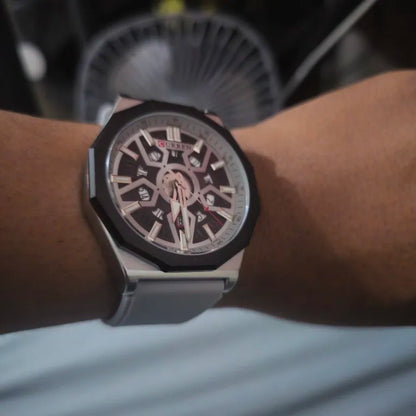CURREN Montre Élégante pour Hommes