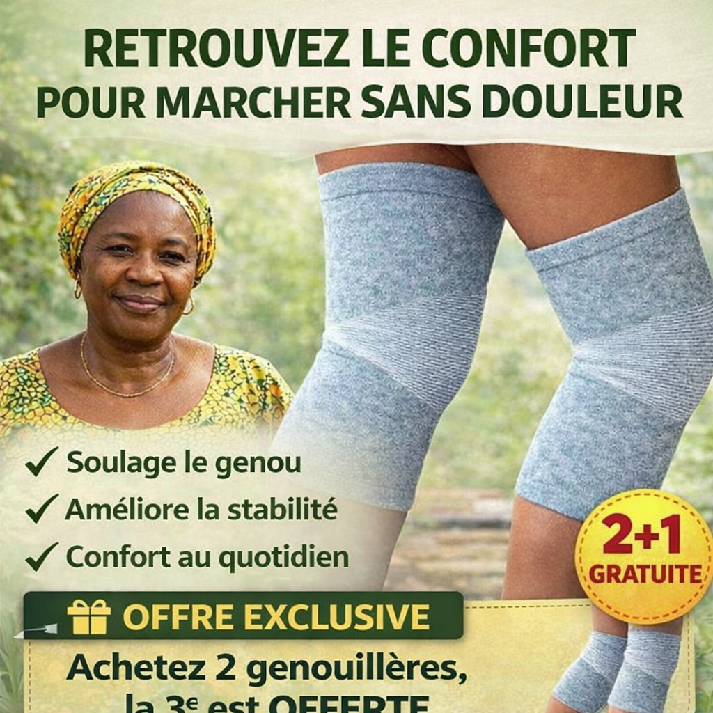 Genouillères de maintien en bambou