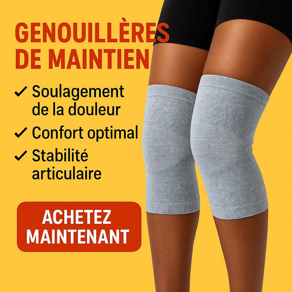 Genouillères de maintien en bambou