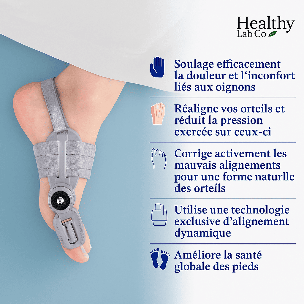 🦶 Attelle Correctrice d’Oignon 💫 Soulage la Douleur et Aide à Réaligner Naturellement Vos Pieds 👣 Confort & Bien-Être au Quotidien ✨