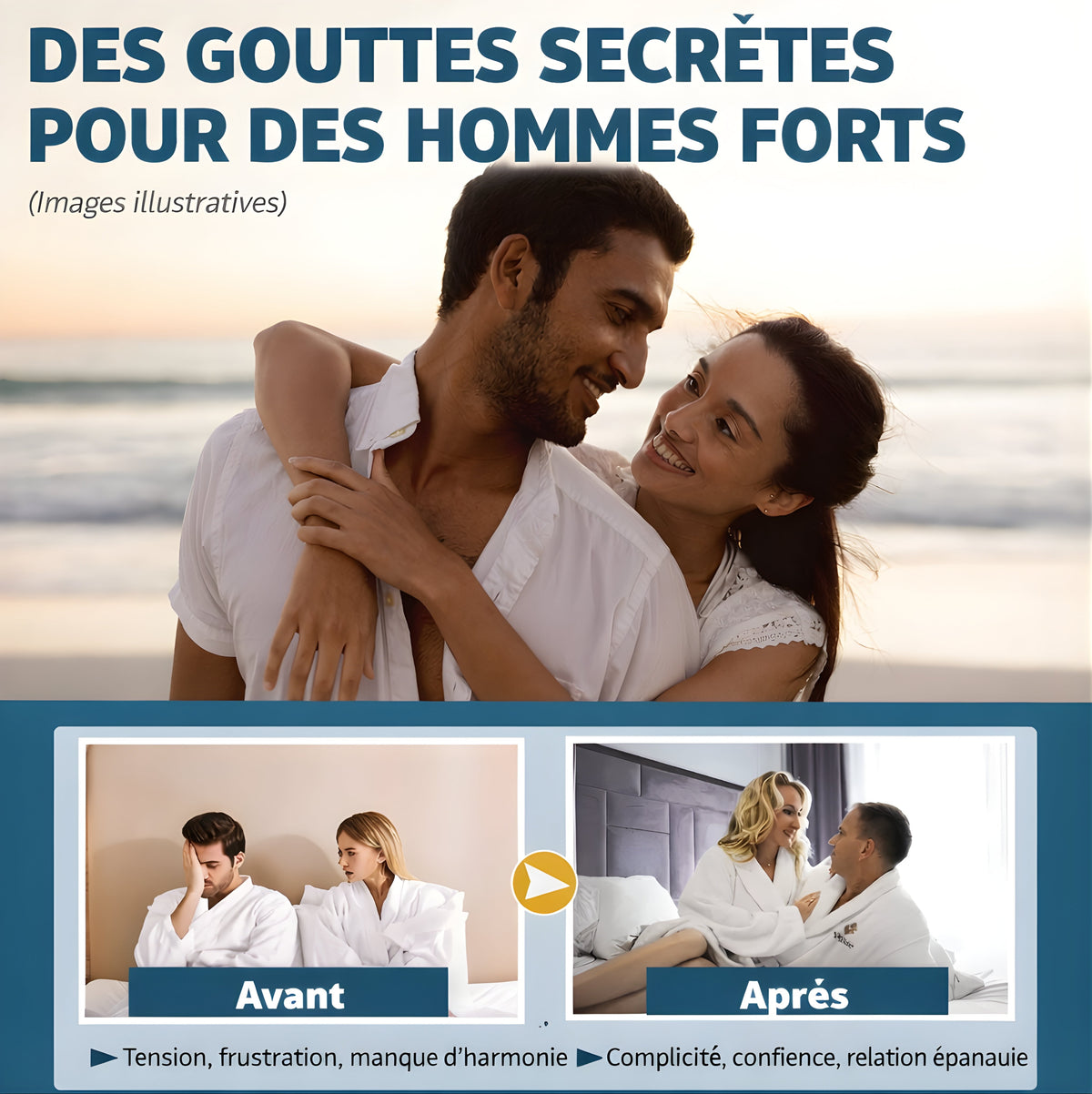 Gouttes Secrètes pour l'Amélioration de la Vitalité Masculine