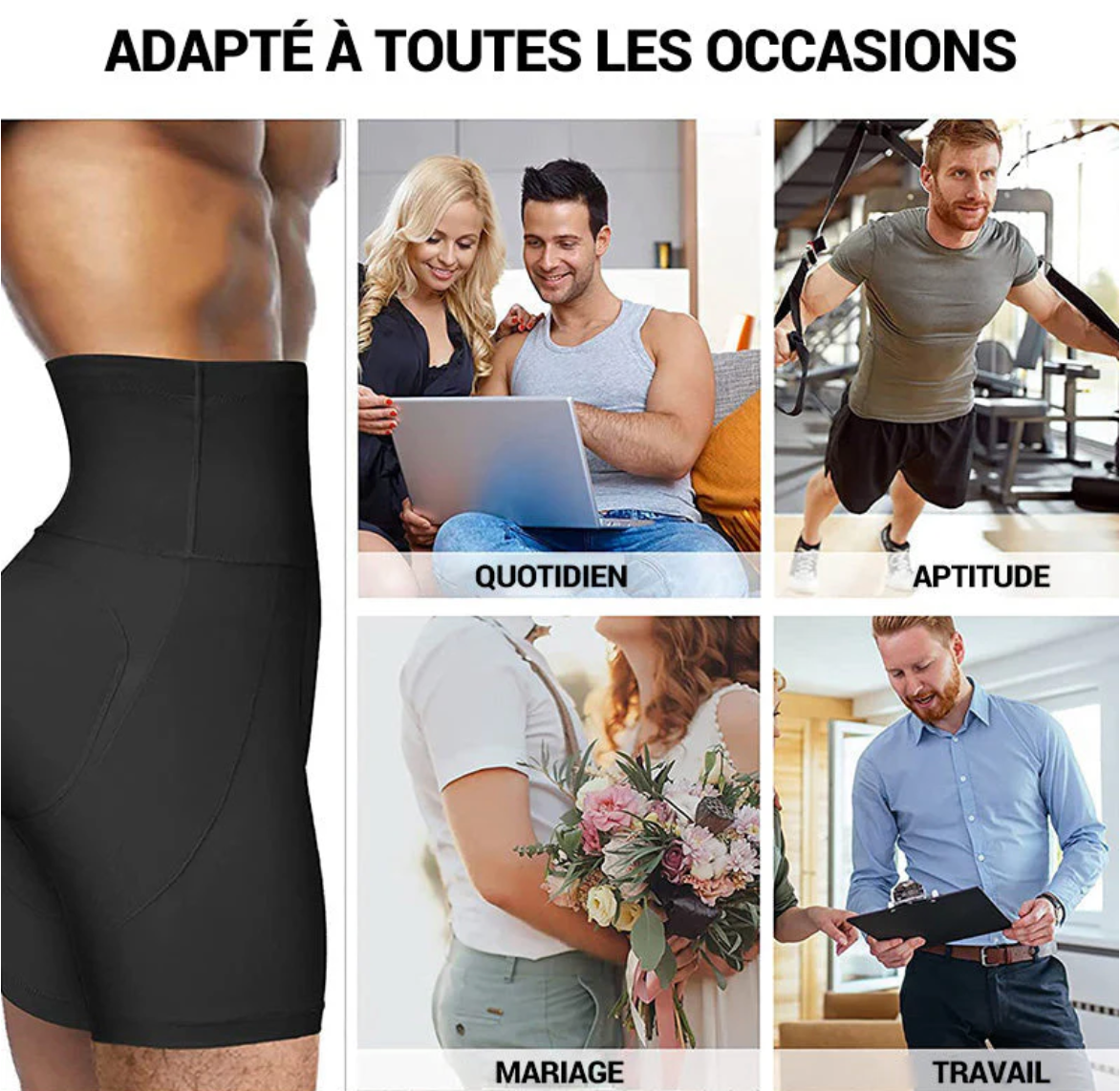 BOXEURS GAINANTS HOMME - AIDEZ-VOUS À CRÉER UNE SILHOUETTE PARFAITE