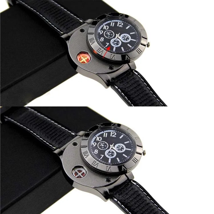 Montre Luxe 2-en-1 – Le Style Qui Allume Tout