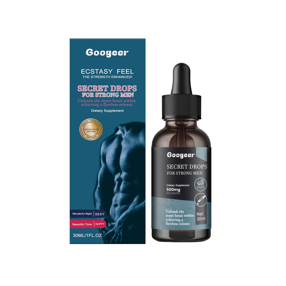 Gouttes Secrètes pour l'Amélioration de la Vitalité Masculine