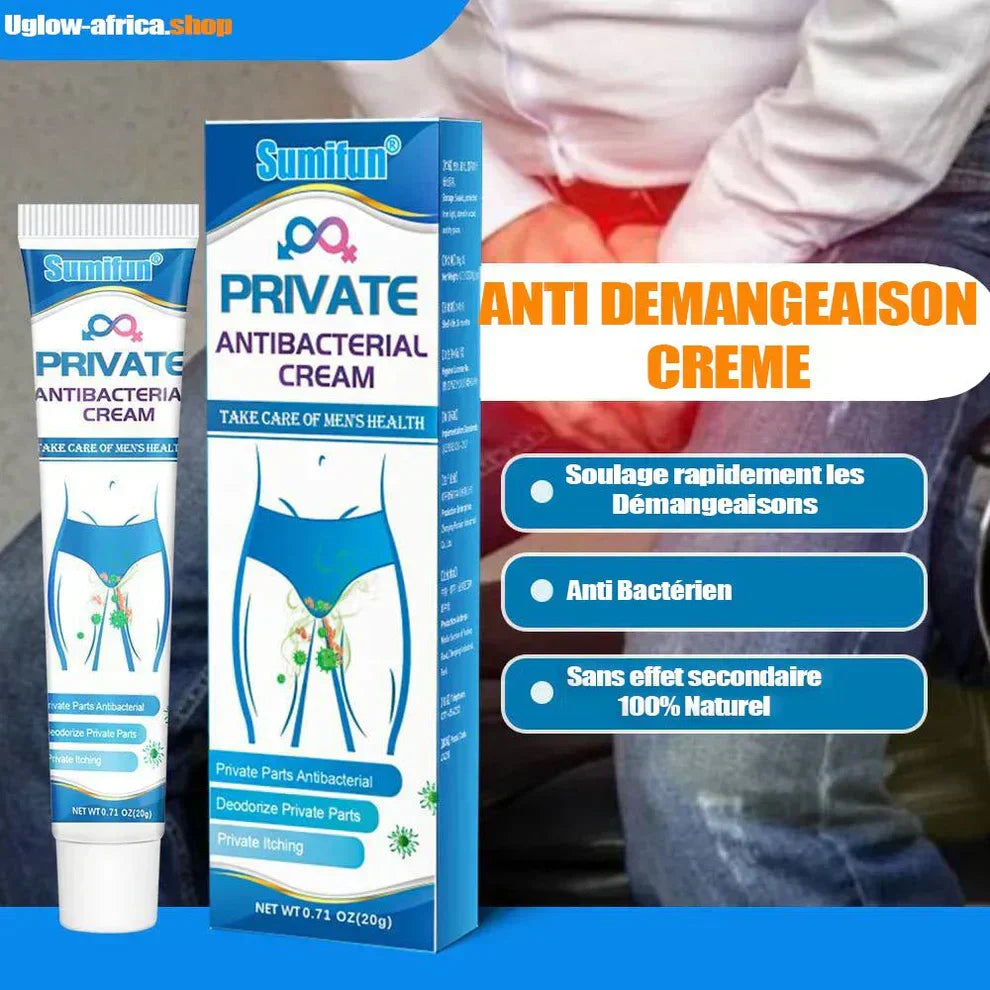 Crème anti-démangeaisons & Antibactérienne
