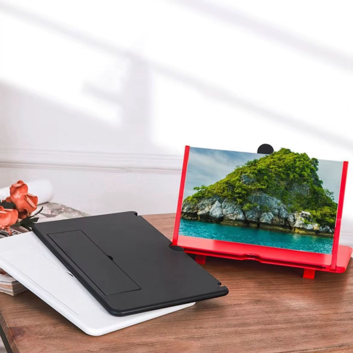 Un amplificateur d’écran pour téléphone portable, loupe d’écran pour smartphone.