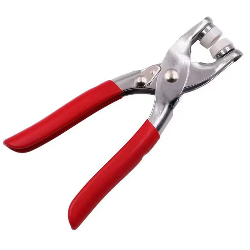 PINCE À ŒILLETS AVEC KIT D’ŒILLETS MÉTALLIQUES