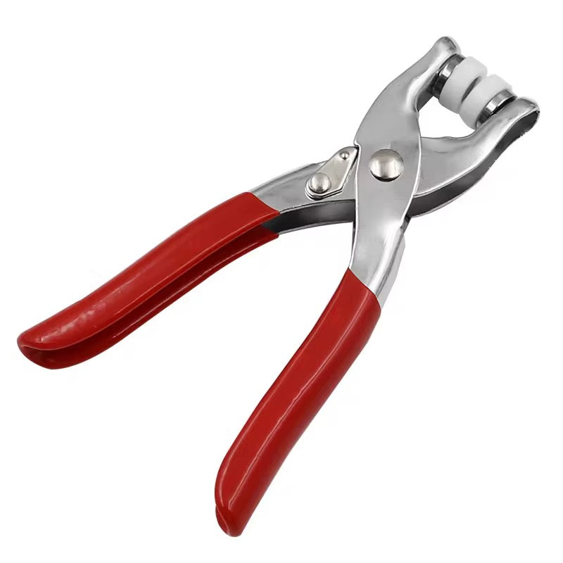 PINCE À ŒILLETS AVEC KIT D’ŒILLETS MÉTALLIQUES