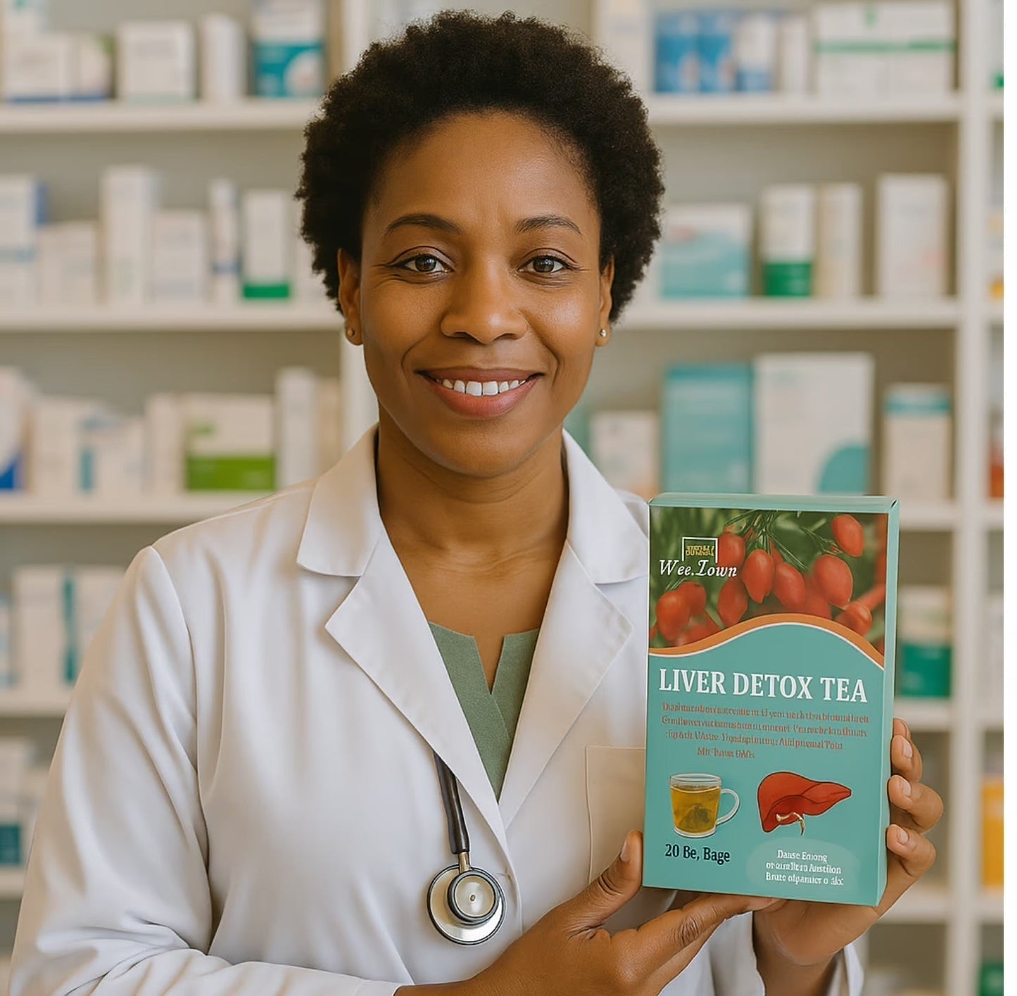 Thé Herbal Anti-Toxique pour la Détoxification du Foie Cm
