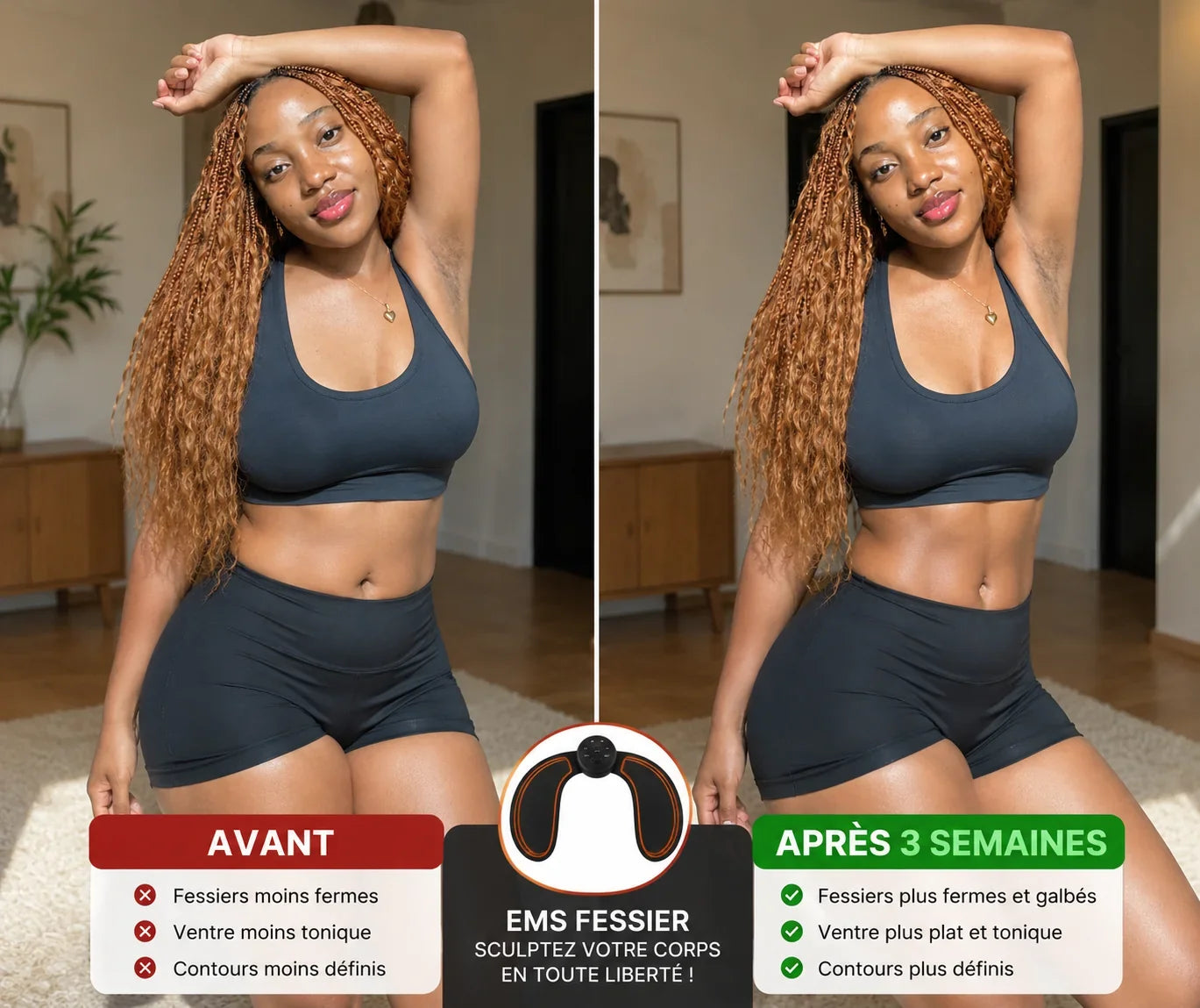 Appareil ESM Massage fessier