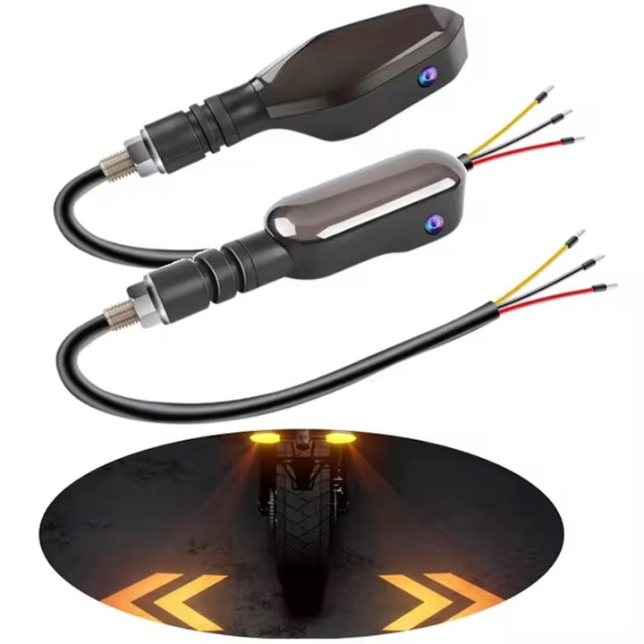 Clignotant LED pour Moto avec Projection au Sol