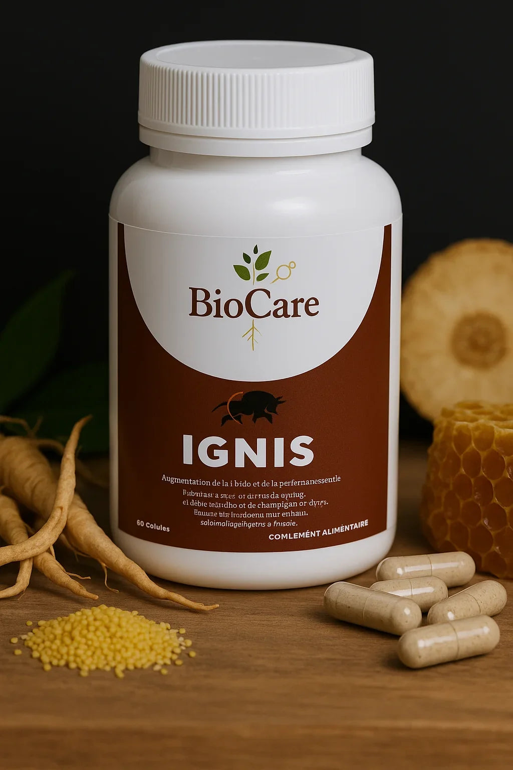IGNIS BIOCARE- Énergie, Testostérone et Vitalité Naturelle pour Hommes