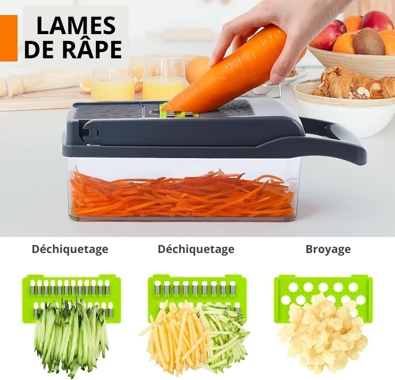 Hachoir Multifonction 12 en 1