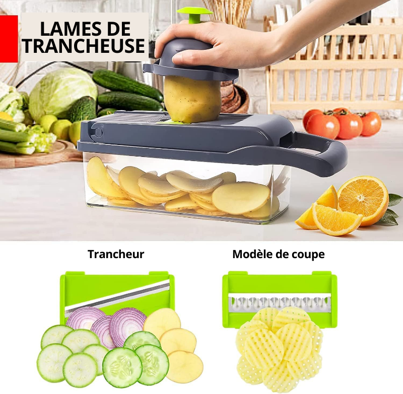 Hachoir Multifonction 12 en 1