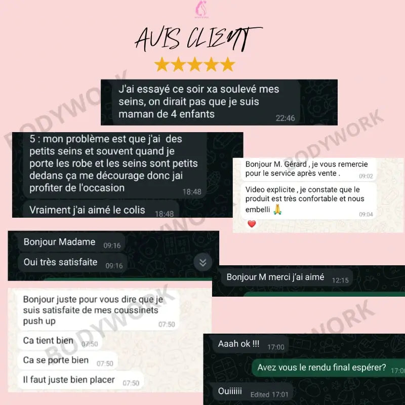 Coussinets Ultra Boost – Poitrine Rehaussée en 2 Secondes