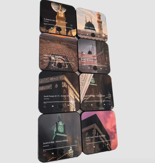 Aimant de Réfrigérateur avec Verset du Coran 🕋 – Décoration Spirituelle et Inspirante