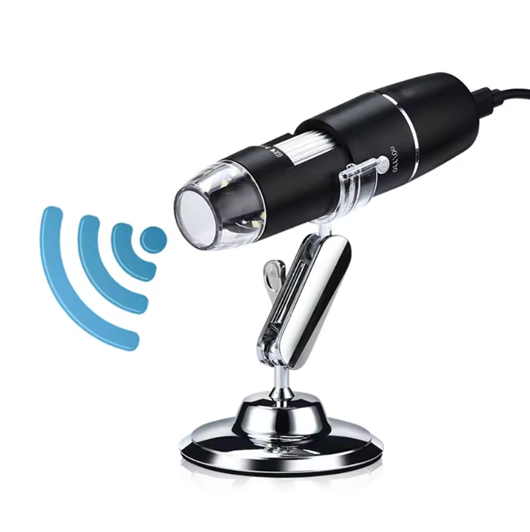 📱 Microscope Portable Connecté à Votre Téléphone 🔍 Grossissement 50x à 1600x – Explorez l’Invisible en Haute Précision ✨