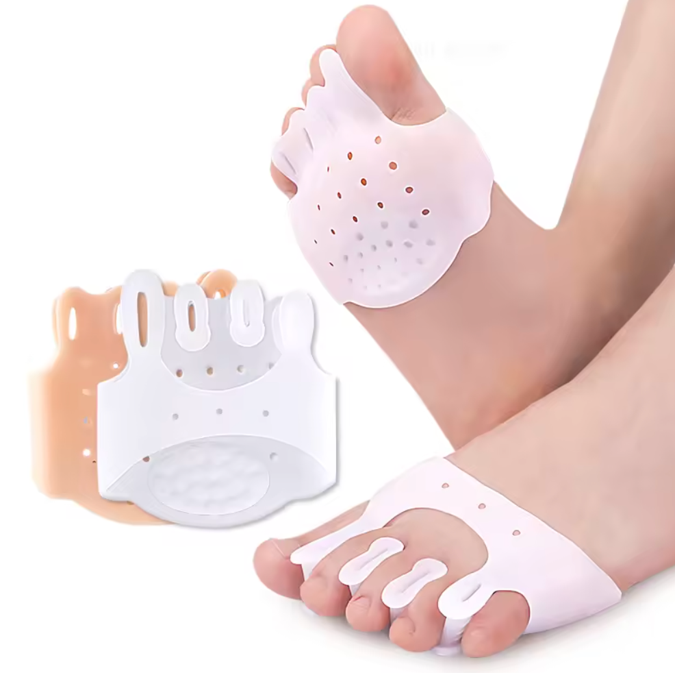 🦶 Séparateurs d’Orteils en Silicone 👣 Coussinets Orthopédiques Métatarsiens – Alignement Doux, Réduction de Pression & Confort au Quotidien ✨