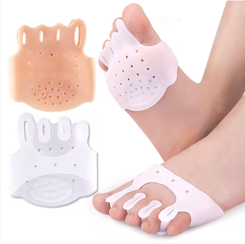 🦶 Séparateurs d’Orteils en Silicone 👣 Coussinets Orthopédiques Métatarsiens – Alignement Doux, Réduction de Pression & Confort au Quotidien ✨