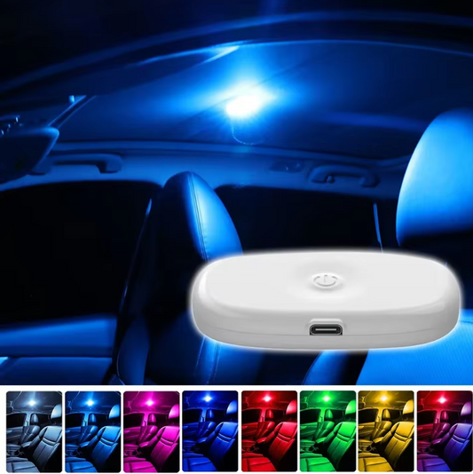 🚗 Lampe Intérieure Magnétique Portable pour Voiture 💡 Éclairage Polyvalent, Rechargeable & Facile à Fixer ✨