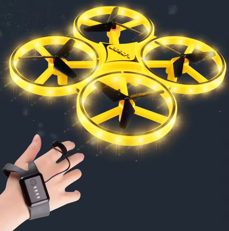 🛸 Drone Jouet à Contrôle Gestuel ✋🚀 Pilotage Magique par Mouvement – Amusement Interactif & Technologie Ludique pour Enfants ✨