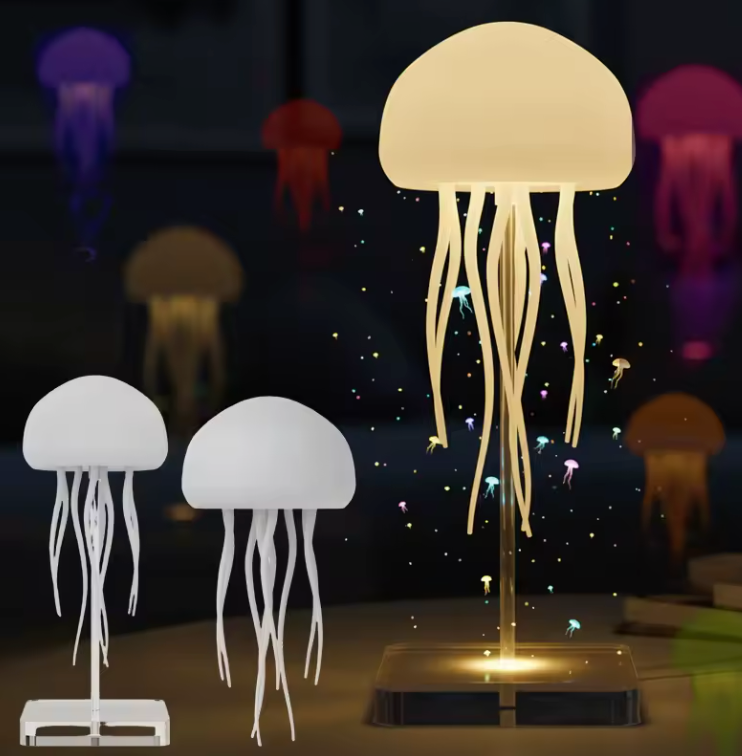 🪼 Veilleuse Méduse Lumineuse ✨ Ambiance Apaisante & Effet Aquatique Magique pour Chambre et Décoration 🌙