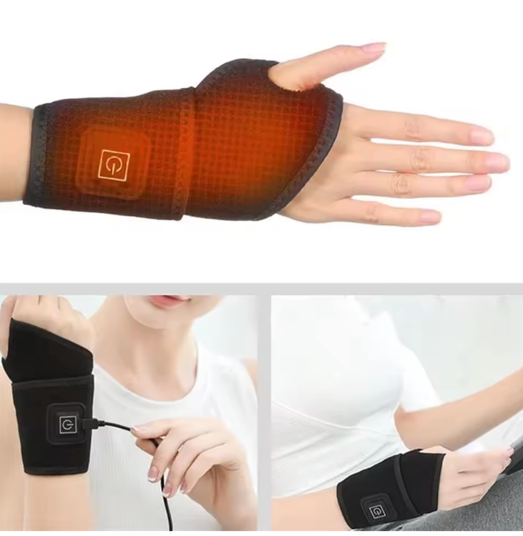 🖐️ Attelle Chauffante pour Poignet – Soutien Sportif Anti-Entorse, Compression & Confort Respirant 🔥