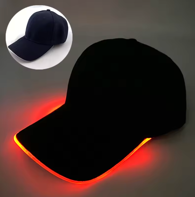 🧢 Casquette LED Lumineuse ✨ Éclairage Stylé & Sécurité Visible de Nuit 🌙