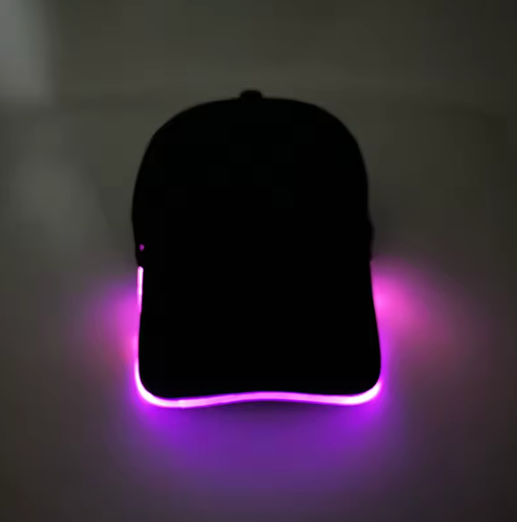 🧢 Casquette LED Lumineuse ✨ Éclairage Stylé & Sécurité Visible de Nuit 🌙