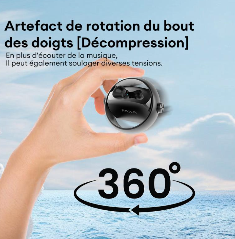 🎧 🎧 PAXA Ctbuds 6.0 – 2 Paires d’Écouteurs Sans Fil dans un Seul Boîtier | Double Style : Intra-auriculaire & Clip d’Oreille