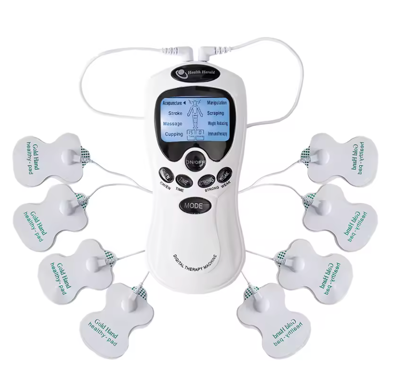 Appareil de Massage Électrique à 8 Électrodes ⚡ – Stimulation Nerveuse pour Soulager les Douleurs du Dos et des Muscles