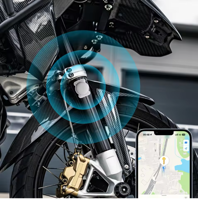 Traceur GPS Intelligent Compatible iOS 📍 – Dispositif Anti-Perte pour Personnes Âgées, Vélos et Motos
