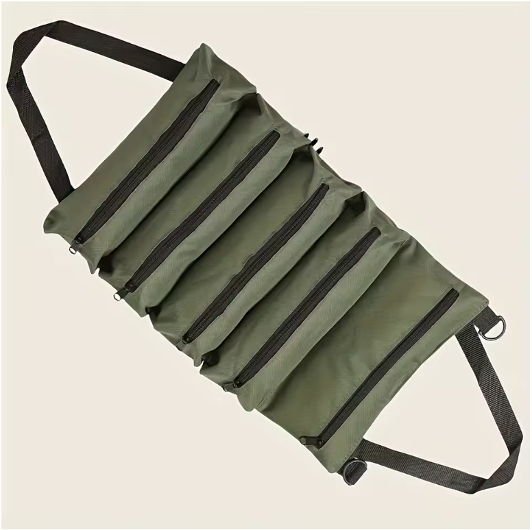 🧰 Sac à Outils Enroulable avec Compartiments – Organisation Parfaite, Gain de Place & Transport Ultra Pratique ✨
