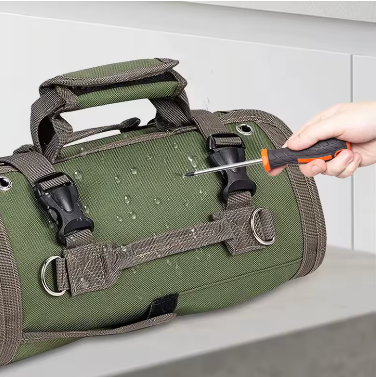 🧰 Sac à Outils Enroulable avec Compartiments – Organisation Parfaite, Gain de Place & Transport Ultra Pratique ✨