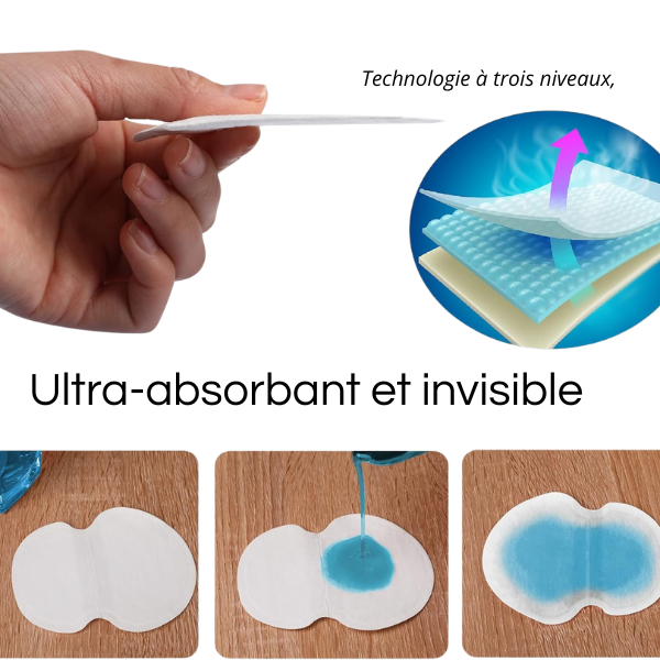 Fini la Transpiration Gênante – Restez Sec Toute la Journée !